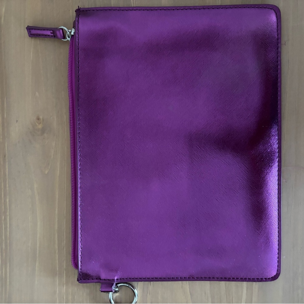 Purple Zippered Pouch